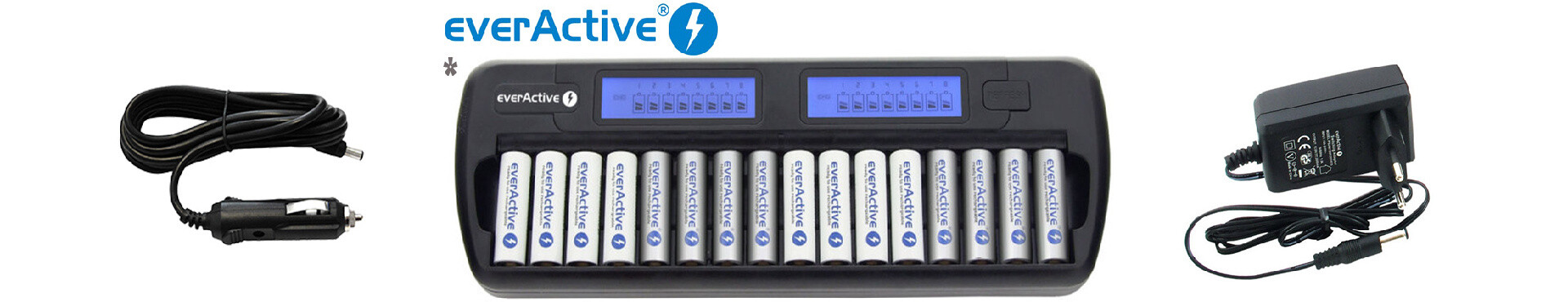 AverActive nabíjačka 16x Ni-MH