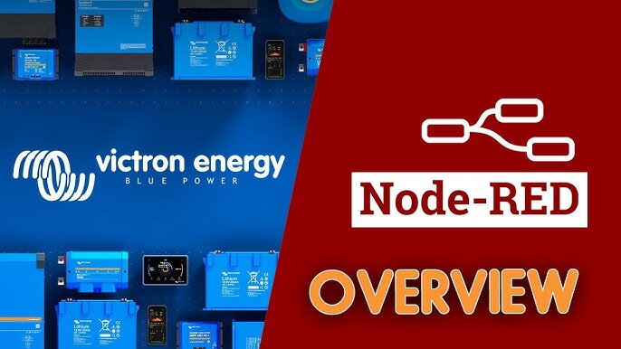 Node-RED integrácia s Victron Energy – inteligentné riadenie energie Rozhranie Node-RED pre produkty Victron Energy, umožňujúce automatizáciu a monitorovanie solárnych systémov, batérií a invertorov v reálnom čase