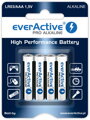Batéria everActive 4x AAA / LR03, alkalická 1250 mAh LR034BLPA
