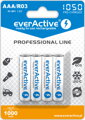 Akumulátor everActive 4x AAA / R03 Ni-MH 1050 mAh