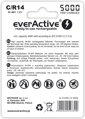 Akumulátor everActive 2x C / R14 Ni-MH 5000 mAh 