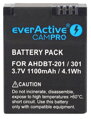 Akumulátor everActive CamPRO GoPRO Hero 3 AHDBT-301 1100 mAh EVB023