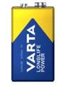 Batéria alkalická VARTA Longlife Power 1x 9V / 6LR61 550 mAh 04922