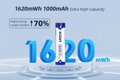 XTAR akumulátor 4x AAA 1,5V 1620 mWh 1000mAh s ochranou