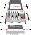 Solárny regulátor MPPT EPever 200VDC/80A 8420AN - 12/24/48V