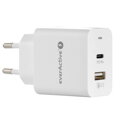 Napájací adaptér everActive SC-350Q s USB QC3.0 a USB-C PD 18W