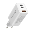 Napájací adaptér everActive SC-650Q s USB QC4+ a 2xUSB-C PD PPS 65W