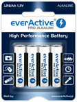 Batéria everActive 4x AA / LR6, alkalická 2900 mAh LR64BLPA