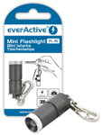 Mini LED baterka, kľúčenka everActive FL-15 šedá