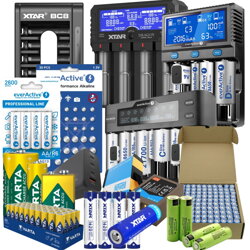 Nabíjateľné batérie a kompatibilné nabíjačky pre domácnosť a dielňu