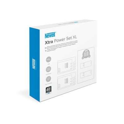 Xtra Power Set XL nabíjačka Newell DL-USB-C a dve batérie LP-E6N pre Canon NL3008