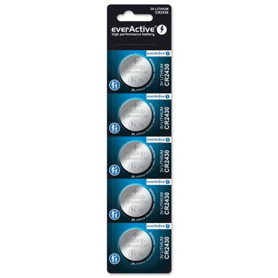 Batéria everActive 5x CR2430 3V litiová CR24305BL