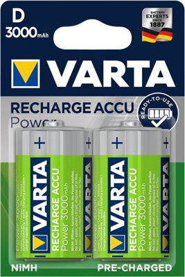 Akumulátor VARTA Recharge Accu Power 2x D 3000 mAh 56720