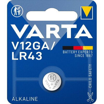 Batéria alkalická VARTA 1x G12 / LR43 1,5V