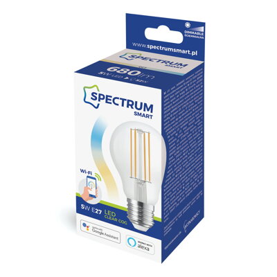 LED žiarovka 5W E27 RETRO stmievateľné WiFi Spectrum SMART CCT