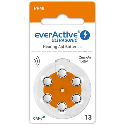 Batéria everActive 6x PR48 1,45V ULTRASONIC 13