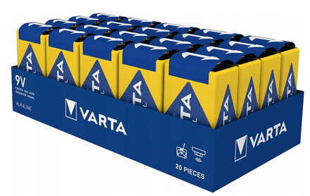 Batéria alkalická VARTA Industrial PRO 20x 9V 580 mAh 4022