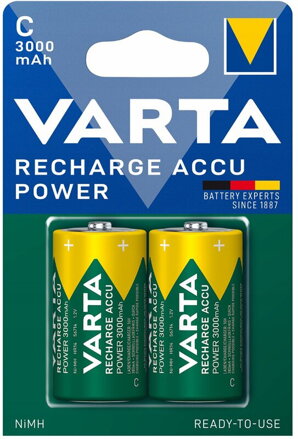 Akumulátor VARTA Recharge Accu Power 2x C 3000 mAh 56714