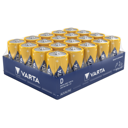 Batéria alkalická VARTA Industrial PRO 20x D 17000 mAh 4020