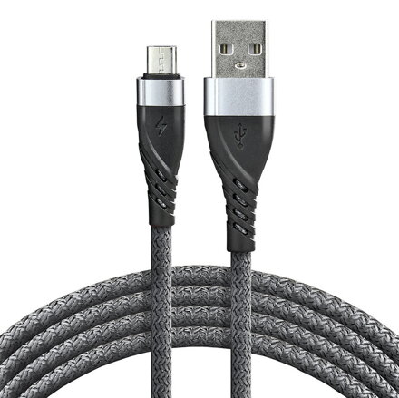 Kábel Micro USB everActive CBB-2MG 2,4A 200cm