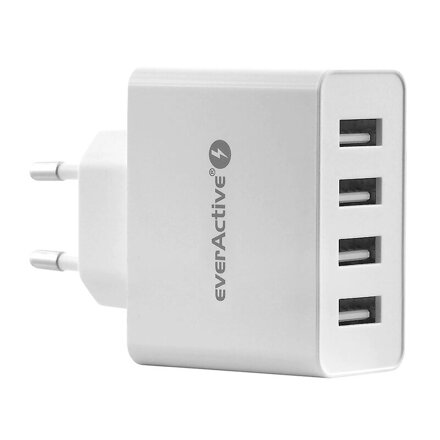 Napájací adaptér everActive SC-400 4xUSB 25W