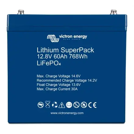 Batéria LiFePO Victron Energy 12,8V/60Ah Lithium SuperPack BAT512060705