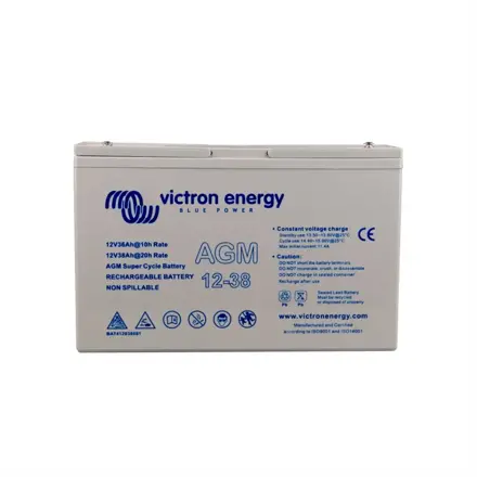 Solárna batéria Victron Energy AGM Super Cycle 12V 38Ah BAT412038081