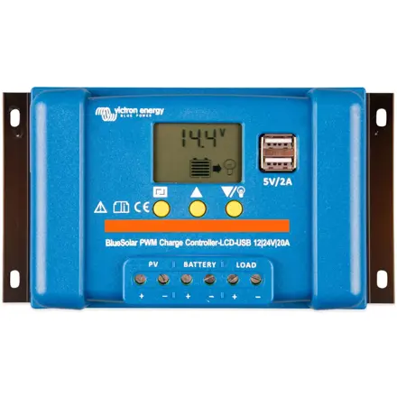 Solárny regulátor PWM Victron Energy BlueSolar-LCD&USB 20A SCC010020050