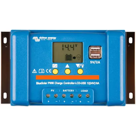 Solárny regulátor PWM Victron Energy BlueSolar-LCD&USB 30A SCC010030050