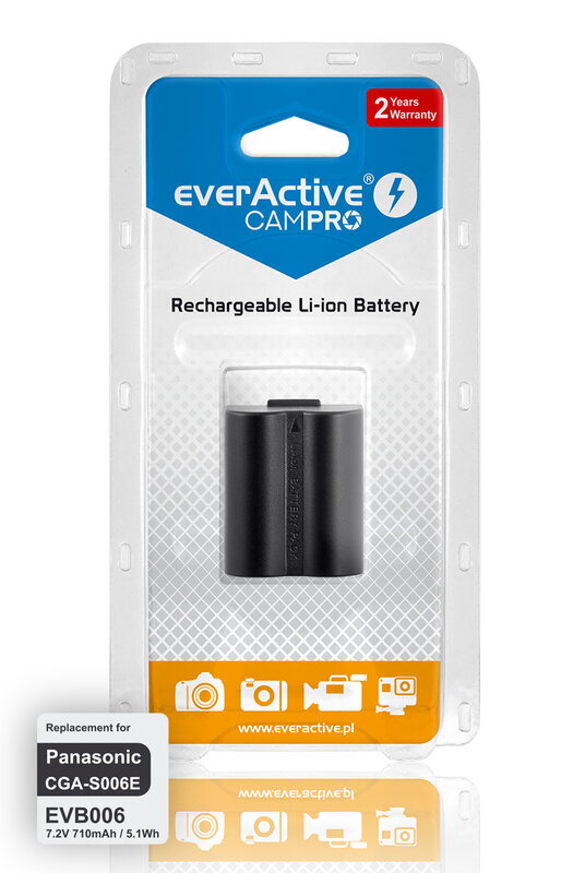 Akumulátor everActive CamPRO Panasonic CGA-S006 710 mAh EVB006