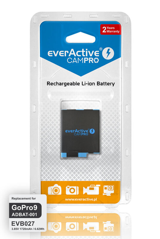 Akumulátor everActive CamPRO GoPRO Hero 9 BLACK 1720 mAh EVB027