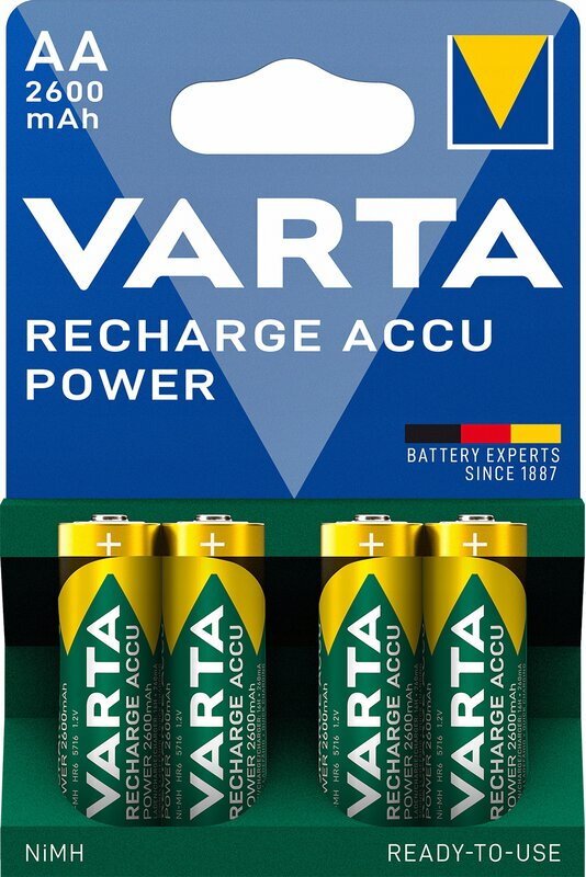 Akumulátor VARTA Recharge Accu Power 4x AA 2600 mAh 5716