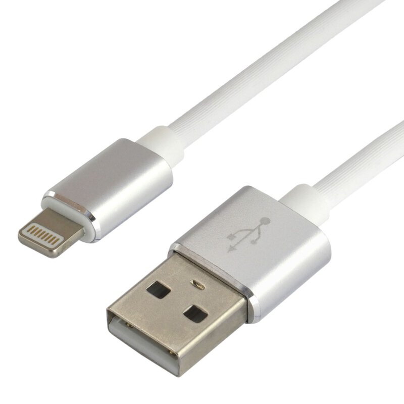 Kábel iPhone USB everActive CBS-1IW silikon biely 1m