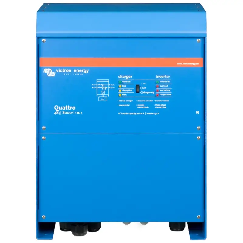 Menič/nabíjač Victron Energy Quattro 48V/8000VA/110A-100A/100A QUA488024000