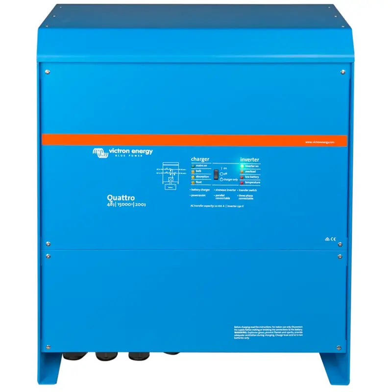 Menič/nabíjač Victron Energy Quattro 48V/15000VA/200A-100A/100A QUA483150000