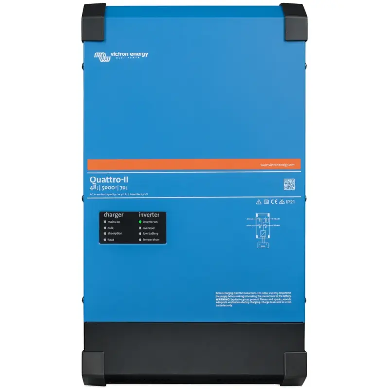 Menič/nabíjač Victron Energy Quattro-II 48V/5000/70-50/50 230V QUA482504010