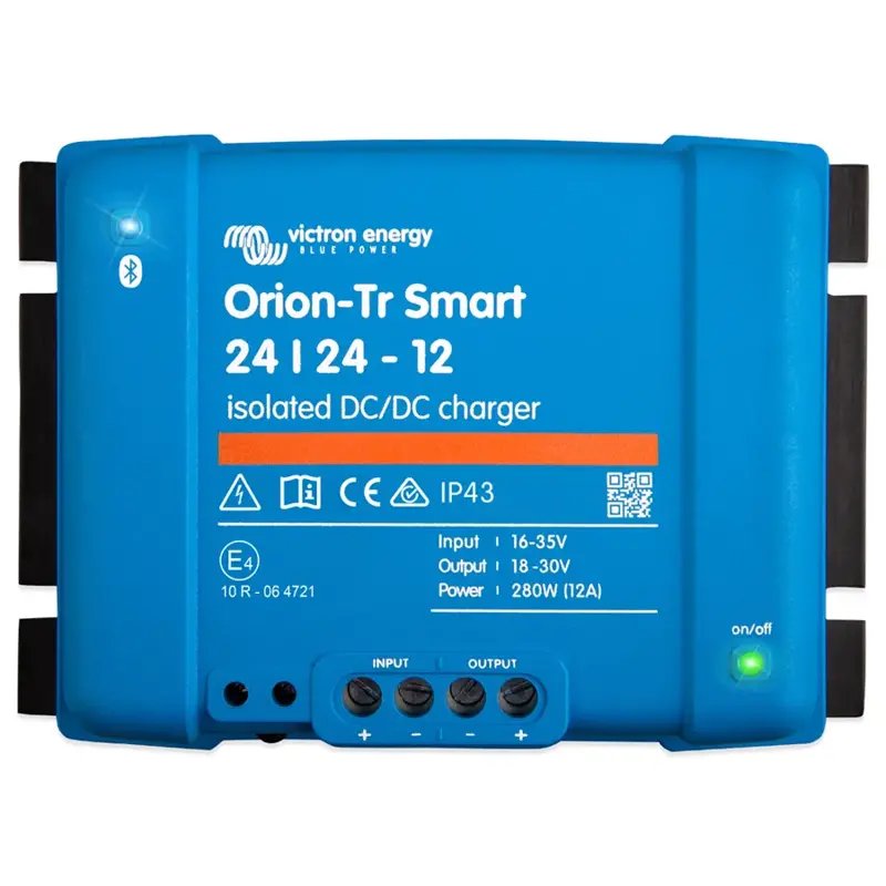 Nabíjačka DC-DC Orion-Tr Smart 24/24-12A (280W) izolovaná ORI242428120 Nabíjačka DC-DC Orion-Tr Smart 24/24-12A (280W) izolovaná ORI242428120