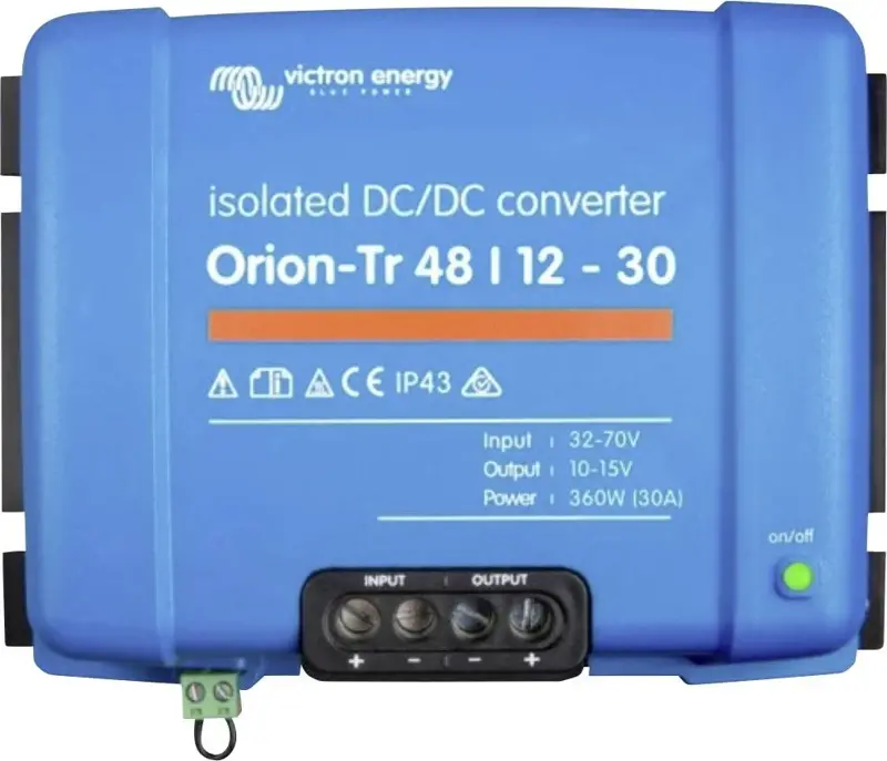Nabíjačka DC-DC Orion-Tr Smart 48/12-30A (360W) izolovaná ORI481238120 Nabíjačka DC-DC Orion-Tr Smart 48/12-30A (360W) izolovaná ORI481238120