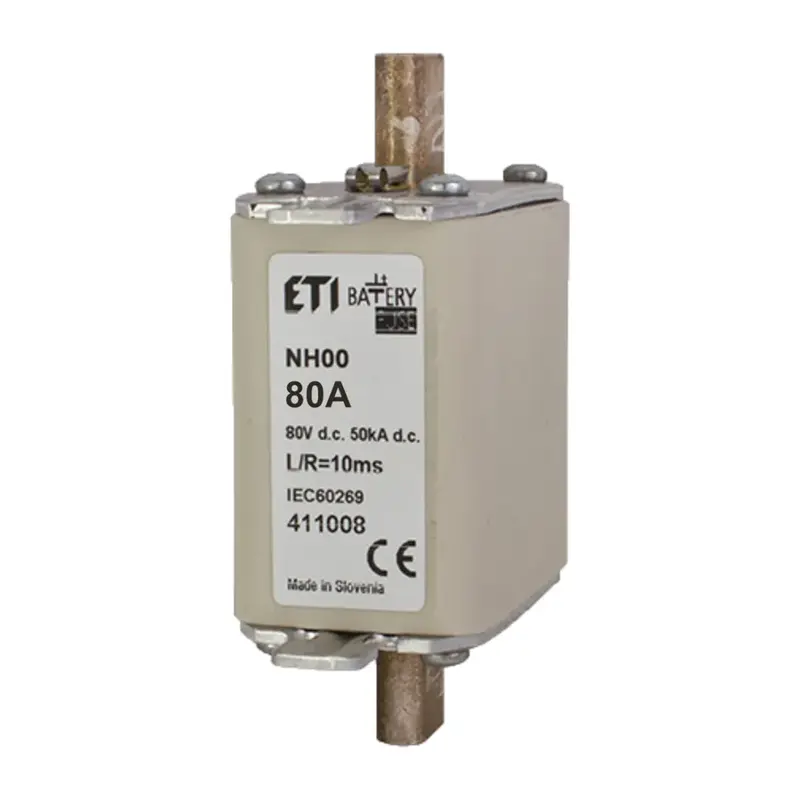 Nožová poistka DC M00 gBat 80A/80V DC 004110081