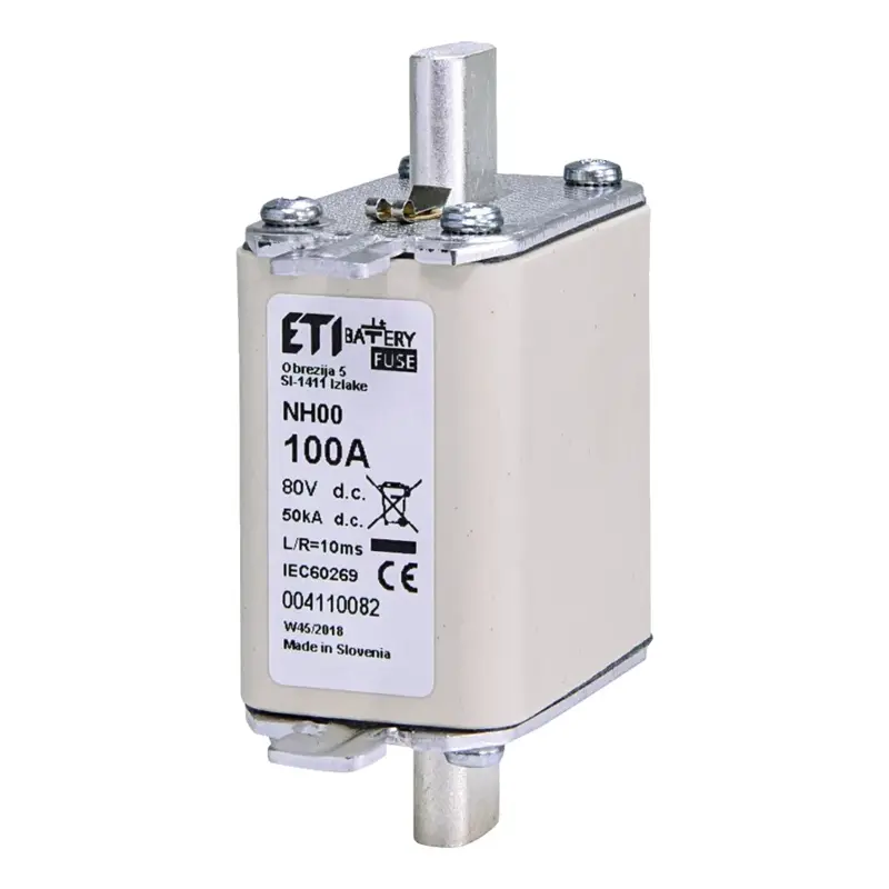 Nožová poistka DC M00 gBat 100A/80V DC 004110082