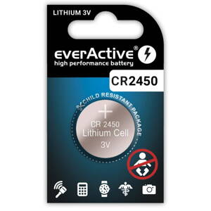 Batéria everActive 1x CR2450 3V litiová CR24501BL