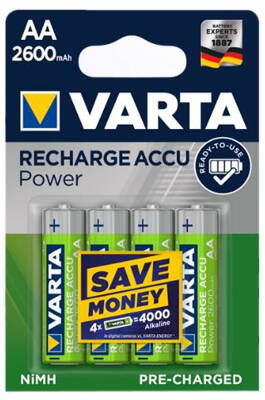 Akumulátor VARTA Recharge Accu Power 4x AA 2600 mAh 5716