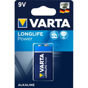 Batéria alkalická VARTA Longlife Power 1x 9V / 6LR61 550 mAh 04922