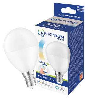 LED žiarovka 5W E14 Stmievateľné WiFi Spectrum SMART CCT