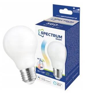 LED žiarovka 5W E27 stmievateľné WiFi Spectrum SMART CCT