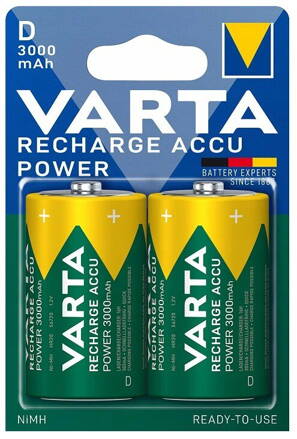 Akumulátor VARTA Recharge Accu Power 2x D 3000 mAh 56720