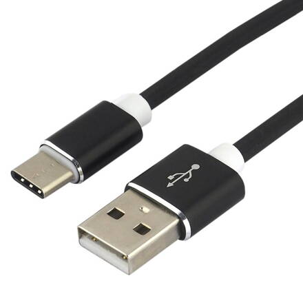 Kábel USB-C everActive CBS-1CB silikón čierny 1m