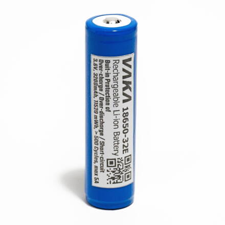 VAKA akumulátor 18650-32E, 3200 mAh s ochranou