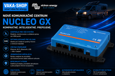 Nové komunikačné centrum Victron Energy Nucleo GX