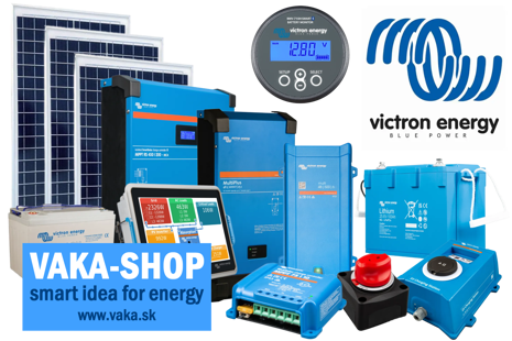 Victron Energy solárny ostrovný systém s LiFePO4 batériami pre lode a karavany